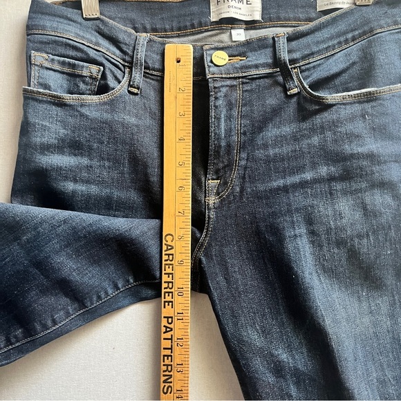 Frame Le Skinny de Jeanne Denim Jeans Sz 30 - Picture 11 of 13